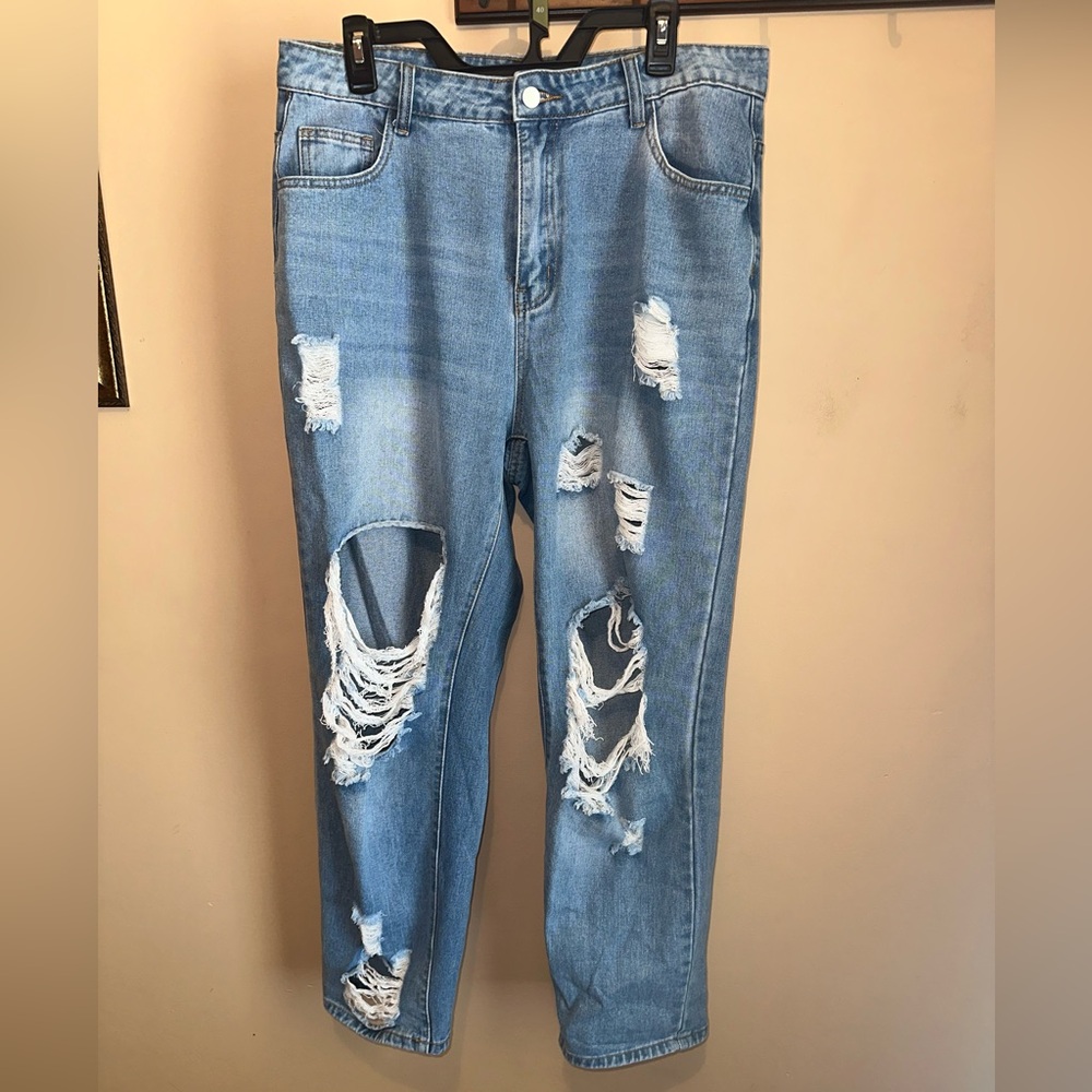 SHEIN Curve Jeans